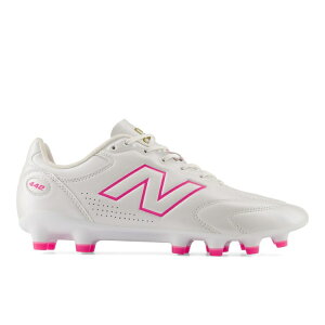 New Balance �j���[�o�����X 442 PRO HG V3 2E �z���C�g �s���N u42h5te2e �X�p�C�N �T�b�J�[�p �X�p�C�N ���C�h ���L