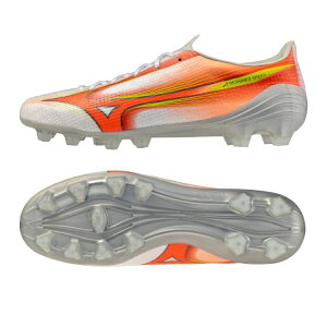 MIZUNO �~�Y�m �~�Y�m�A���t�@ 3 PRO �z���C�g×�I�����W×�C�G���[ P1GA266454 PRISM WHITE PACK �T�b�J�[�X�p�C�N ���A���X�|�[�c