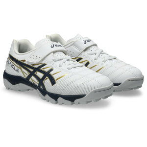 asics �A�V�b�N�X JUNIOLE 7 TF WHITE/MIDNIGHT 1104A056 103 �T�b�J�[�p �W���j�A �g���V���[ �x���N��