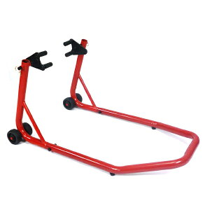【送料無料】 バイクスタンド フロント・リア兼用 キャスター付 ###バイクスタンド32002###