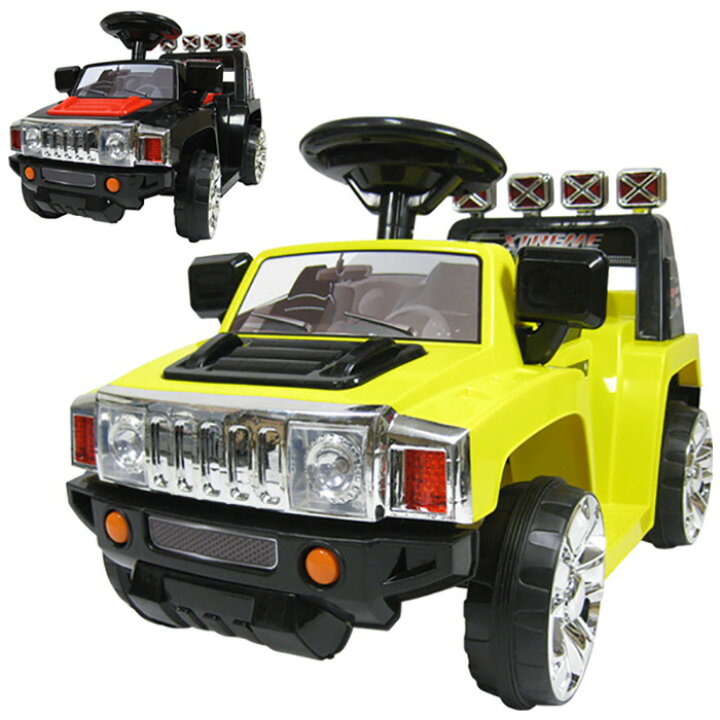 楽天市場】電動乗用カー 乗用玩具 ハマータイプ ペダル操作 SUV JEEP 