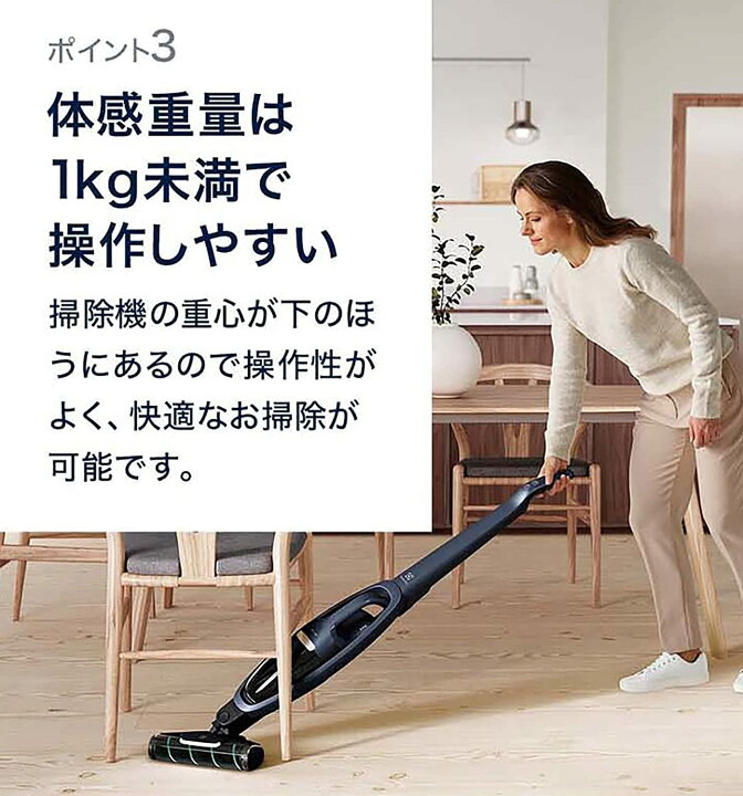 楽天市場】Electrolux WQ71-2OIB エレクトロラックス コードレス 掃除 