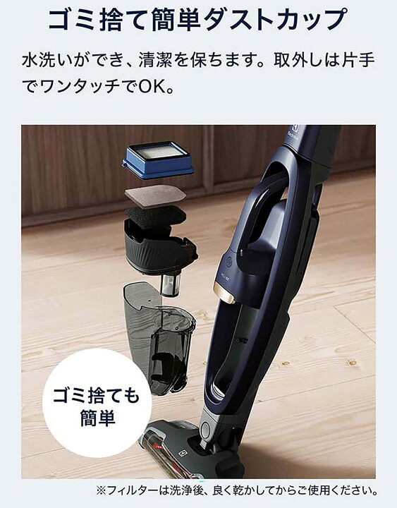 楽天市場】Electrolux WQ71-2OIB エレクトロラックス コードレス 掃除 