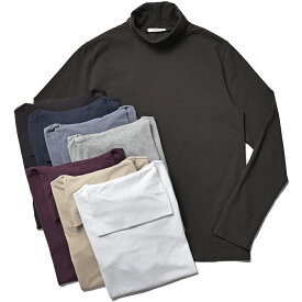 CIRCOLO 1901 チルコロ 1901コットン ストレッチ カシミヤタッチジャージー ガーメントダイ タートルネック カットソー◆