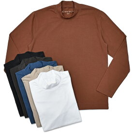 CIRCOLO 1901 チルコロ 1901コットン ストレッチ カシミヤタッチジャージー ガーメントダイ モックネック カットソー
