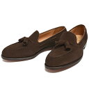 Crockett＆Jones クロケットアンドジョーンズCAVENDISH3 カーフスエード タッセルローファー