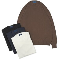 Drumohr（ドルモア）コットン 8ゲージ クルーネックニット