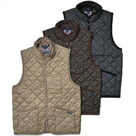 LAVENHAM ラベンハムMICKFIELD ミックフィールド ポリエステル キルティング スタンドカラー ベスト