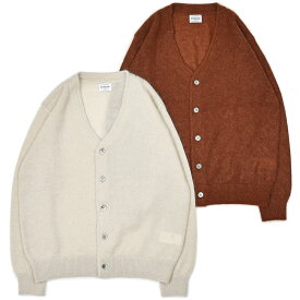 Yonetomi（ヨネトミ）SHAGGY MOHAIR C/D キッドモヘア ニットカーディガン