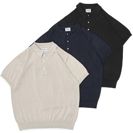 Yonetomi（ヨネトミ）SILK KNIT POLO シルク ハイゲージ ニットポロ
