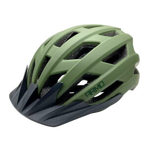 ides アイデス d-bike ジュニア用 ヘルメット ARMO マットカーキグリーン M (54〜59cm)