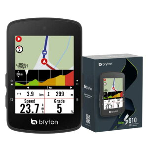 BRYTON �u���C�g�� �T�C�N���R���s���[�^�[ Rider S510E �{�̂̂� ���]�ԗp�i�r �n�}�\�� GPS���� �^�b�`�X�N���[������ ���� �u���[�g�D�[�X ANT+�Ή�