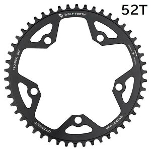 WOLF TOOTH EtgD[X 130BCD 5Bolt Chainring `F[O 52T compatible with SRAM Flattop
