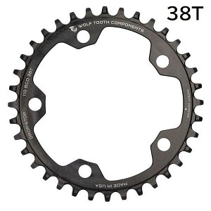 WOLF TOOTH �E���t�g�D�[�X �`�F�[�������O 110 BCD 5 Bolt Chainring 38T compatible with SRAM Flattop