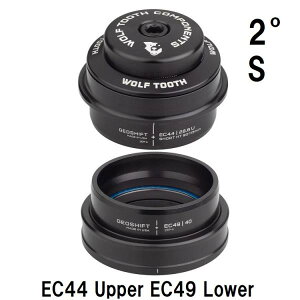 WOLF TOOTH EtgD[X EC44 Upper EC49 Lower GeoShift 2°Performance Angle Headset Short (90-114mm) wbhZbg