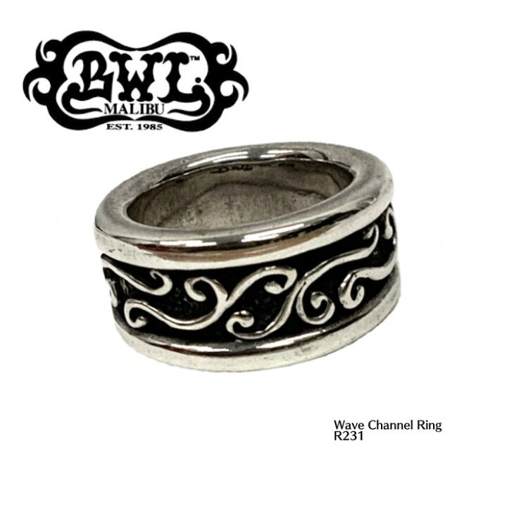 楽天市場】【BWL/ビルウォールレザー】リング/ Wave Channel Ring/R231 