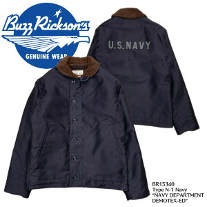 �yBuzz Rickson's �o�Y���N�\���Y�z�W���P�b�g/BR15340 / Type N-1 Navy �gNAVY DEPARTMENT DEMOTEX-ED�h