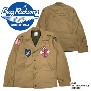�yBUZZ RICKSON'S �o�Y���N�\���Y�z�W���P�b�g /BR15348/BUZZ RICKSON'SType M-41487th BOMB.SQ.- 340th BOMB.GP.