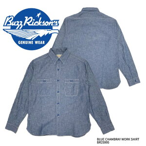 �yBuzz Rickson's �o�Y���N�\���Y�z�V���c/ BLUE CHAMBRAY WORK SHIRT/BR25995 ��REAL DEAL/�V���c/�����Y�V���c/�~���^���[/�����V���c/�r�[�g���Y