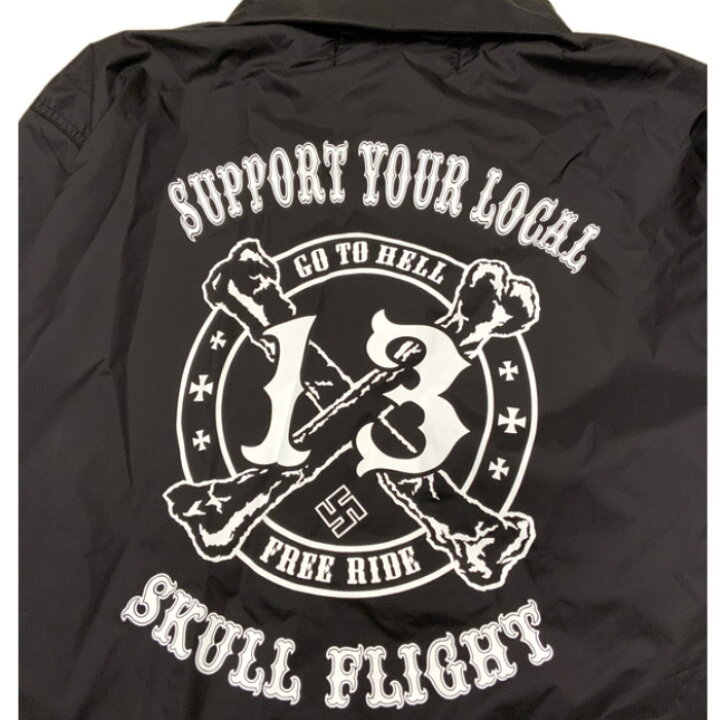 楽天市場】【SKULL FLIGHT/スカルフライト】ジャケット/COACH JACKET 
