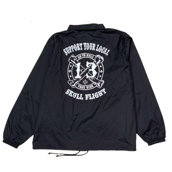 楽天市場】【SKULL FLIGHT/スカルフライト】ジャケット/COACH JACKET 