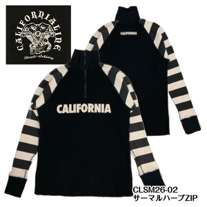 �yCALIFORNIA LINE/�J���t�H���j�A���C���z�T�[�}���n�[�tZIP/BORDER SLEEVE THERMAL/CLSM26-02��REAL DEALSKULL FLIGHT/�X�J���t���C�g/�A���J�W,���[�^�[�T�C�N��,�n�[���[,�o�C�J�[,�T�[�}��,�{�[�_�[,�p�[�J