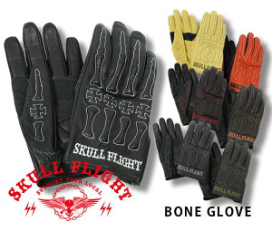 �ySKULL FLIGHT �X�J���t���C�g�z BONE GLOVE / �������H�I�[�����U�[�O���[�uSKULL FLIGHT/�X�J���t���C�g/CALIFORNIA LINE/�J���t�H���j�A���C��/�n�[���[/�o�C�J�[/�A���J�W/�O���[�u/�{�[���O���[�u