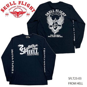 �ySKULL FLIGHT/�X�J���t���C�g�z�����O�X���[�uT�V���c/FROM HELL�FSFLT23-03��REALDEALSKULL FLIGHT/�X�J���t���C�g/CALIFORNIA LINE/�J���t�H���j�A���C��/�n�[���[/�o�C�J�[/�A���J�W/����T