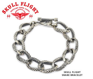 �ySKULL FLIGHT/�X�J���t���C�g�z�u���X���b�g/SNAKE BRACELET��REALDEALSKULL FLIGHT/�X�J���t���C�g/CALIFORNIA LINE/�J���t�H���j�A���C��/�n�[���[/�o�C�J�[/�A���J�W