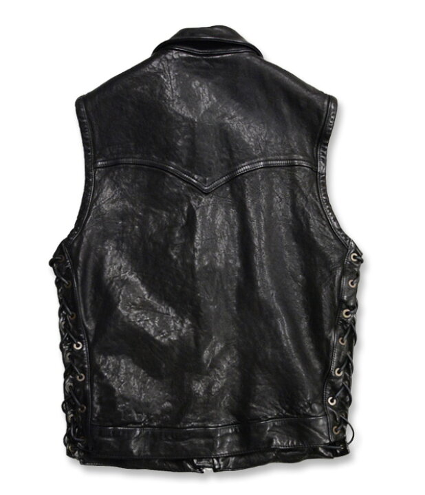 楽天市場】【SKULL FLIGHT/スカルフライト】ベスト/LEATHER CLUB VEST 