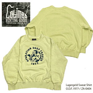 �yCOLIMBO/�R�����{�z �X�E�F�b�g/ Lagergeld Sweat Shirt O.D.F.1977-/ ZA-0404�@REALDEAL���(���A���f�B�[�����)COLIMBO, �R�����{, �A���J�W, �n���e�B���O, �X�E�F�b�g, �ʔ�,���,�戵�X