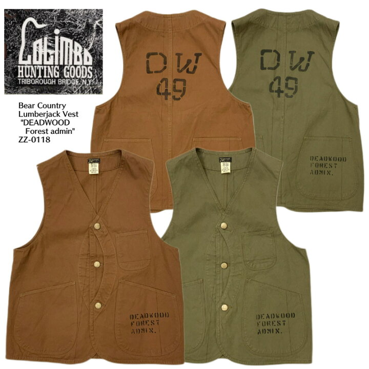 楽天市場】【COLIMBO/コリンボ】ベスト/ Bear Country Lumberjack Vest 