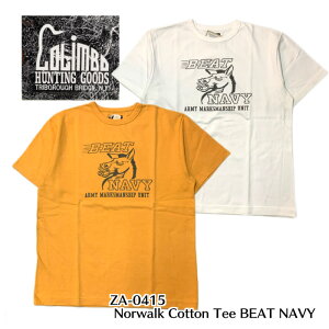 yCOLIMBO/R{zTVc /ZA-0415 Norwalk Cotton Tee BEAT NAVY