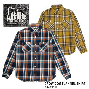 �yCOLIMBO/�R�����{�z�V���c/ZA-0318/CROW DOG FLANNEL SHIRT��REALDEAL���(���A���f�B�[�����)COLIMBO, �R�����{, �A���J�W, �����V���c,�`�F�b�N�V���c, �ʔ�,���,�戵�X