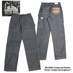 �yCOLIMBO/�R�����{�z�{�g��/ Coalwood Painter Pants Indigo Herringbone /ZB-0208