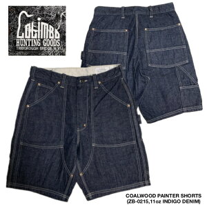 �yCOLIMBO/�R�����{�z�{�g��/ COALWOOD PAINTER SHORTS (11oz INDIGO DENIM) /ZB-0215