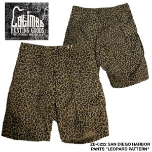 �yCOLIMBO/�R�����{�z �{�g��/ San Diego Harbor Pants =Leopard Pattern=�@�T���f�B�G�S�n�[�o�[�p���c /ZB-0222