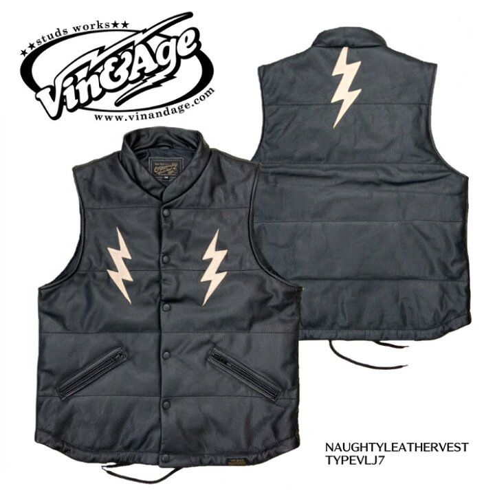 楽天市場】【VIN＆AGE/ヴィン＆エイジ】ベスト/Naughty Leather Vest 