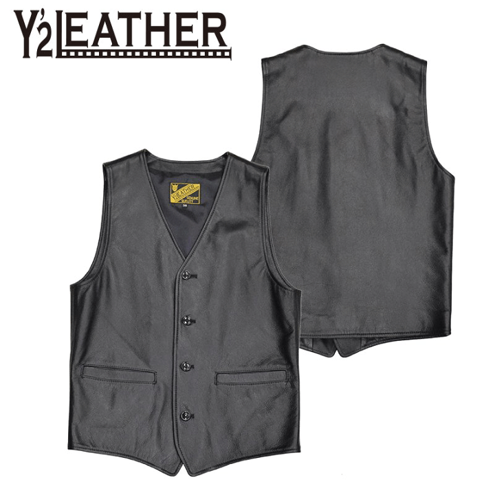 楽天市場】【Y'2 LEATHER/ワイツーレザー】ベスト/SVー02：STEER