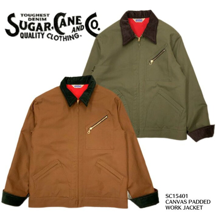 楽天市場】【SUGAR CANE/シュガーケーン】 SC15401 / CANVAS PADDED 