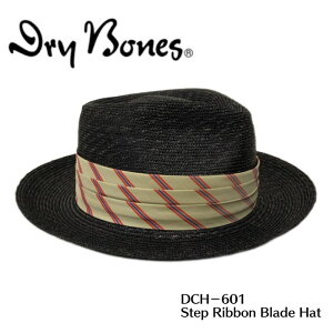 Dry Bones/�h���C�{�[���Y/�n�b�g/�X�e�b�v���{���u���[�h�n�b�g/Step Ribbon Blade Hat/ DCH-601��REAL DEAL/�n�b�g/�A���J�W/�r���e�[�W/�f�j��