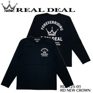 �yREALDEAL/���A���f�B�[���z����T/ RD NEW CROWN /RDLT25-01��REAL DEAL/T�V���c/�����YT�V���c/�I���W�i��T�V���c/�����e�B