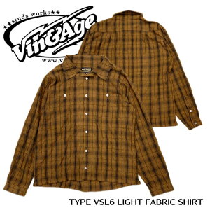 yVINAGE/BGCWzVc/TYPE VSL6 LIGHT FABRIC SHIRT REAL DEAL/WPbg/YWPbg/~^[