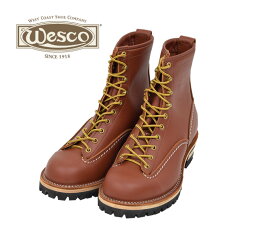 【Wesco/ウエスコ】ブーツ / JOB MASTER：Lace To Toe ：レッドウッド 8ハイト #100ソール ★REAL DEAL