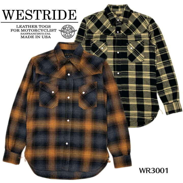 楽天市場】【WESTRIDE/ウエストライド】長袖シャツ/ WR3001 