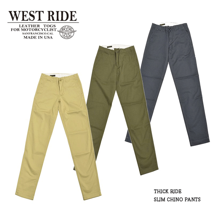 楽天市場】【WESTRIDE/ウエストライド】ボトム/THICK RIDE SLIM CHINO