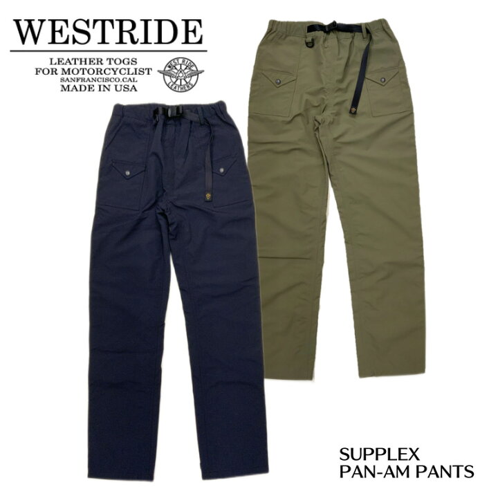 楽天市場】【WESTRIDE/ウエストライド】ボトム/SUPPLEX PAN-AM PANTS 