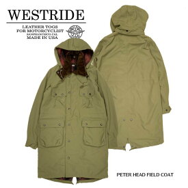 【WESTRIDE/ウエストライド】ジャケット/PETER HEAD FIELD COAT/WAF2201 /ジャケット/メンズジャケット/迷彩/カモ/ミリタリー/バイカーファッション/春夏/薄手ジャケット/2022/新作