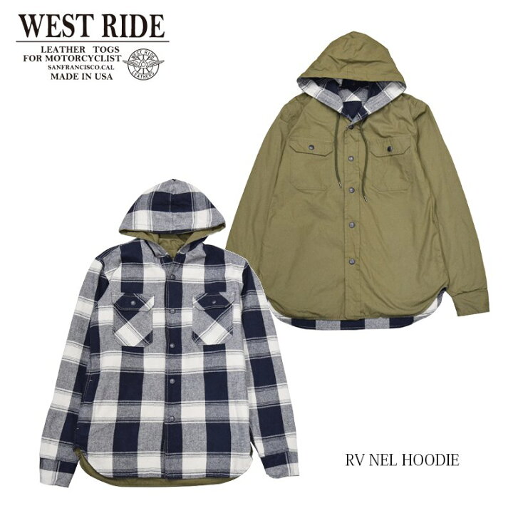 楽天市場】【WESTRIDE/ウエストライド】フーディー/RV NEL HOODIE 