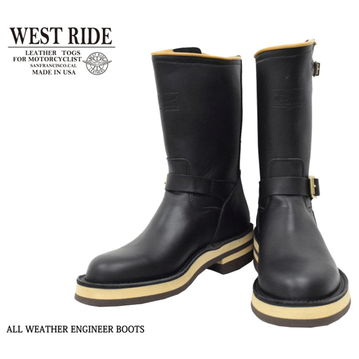 楽天市場】【WESTRIDE/ウエストライド】エンジニアブーツ/ALL WEATHER 